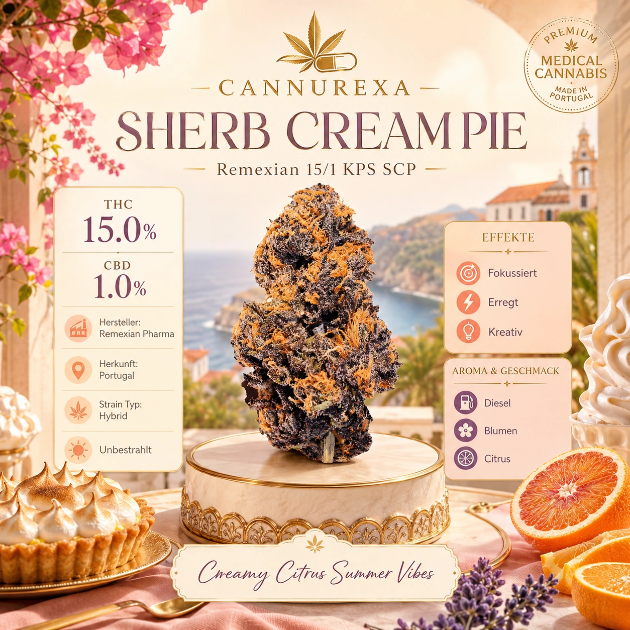 Remexian 15/1 KPS SCP Sherb Cream Pie